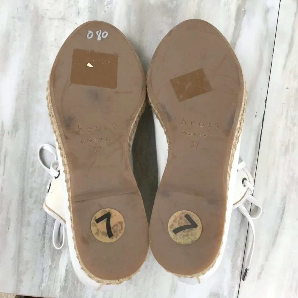 Theory Espadrille Wedge Shoes 7